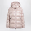 Moncler Pink Maire down jacket in nylon laqué