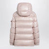 Moncler Pink Maire down jacket in nylon laqué