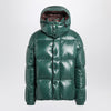 Moncler Green nylon laqué down jacket