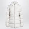 Moncler White zip-up down jacket