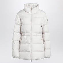  Moncler White zip-up down jacket
