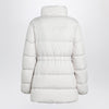 Moncler White zip-up down jacket