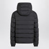 Moncler Black hooded down jacket
