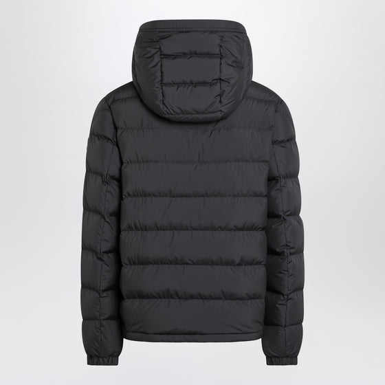 Moncler Black hooded down jacket