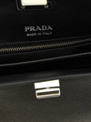 Black Prada Midi Handbag