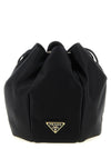 Prada Satin Mini Bucket Bag
