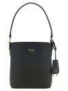 Prada Saffiano Mini Bucket Bag Black