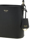 Prada Saffiano Mini Bucket Bag Black