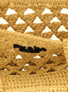 Prada Crochet Logo Handbag