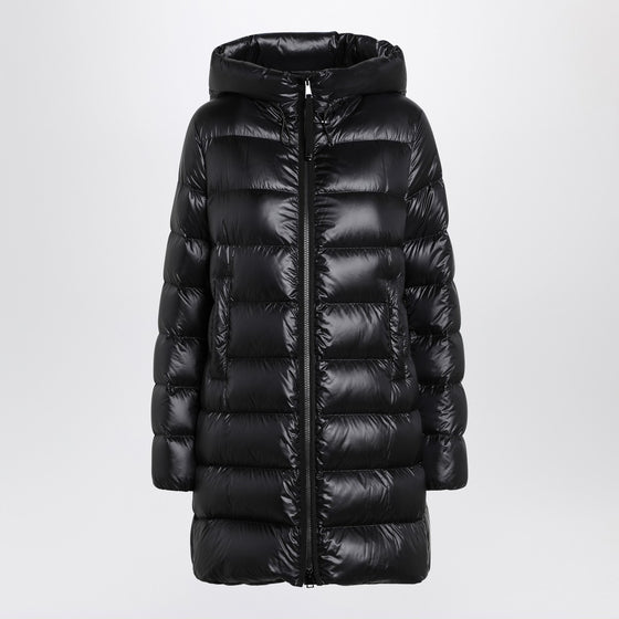 Moncler Black Suyenne down jacket with hood