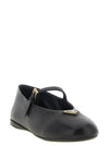Prada Black Nappa Ballet Flats