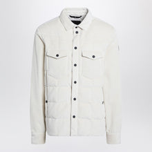  Moncler Grenoble White padded overshirt jacket Gelt