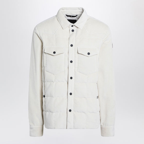 Moncler Grenoble White padded overshirt jacket Gelt
