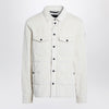 Moncler Grenoble White padded overshirt jacket Gelt
