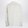 Moncler Grenoble White padded overshirt jacket Gelt
