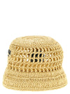 Prada Crochet Logo Bucket Hat