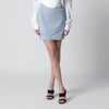 Vivienne Westwood Light blue striped mini skirt