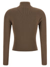 Alexander Wang Logo Ribbed Sweater