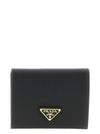 Prada Logo Leather Wallet