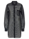 Comme Des Garcons Black Mesh Shirt
