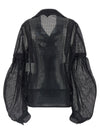 Comme Des Garcons Black Mesh Jacket