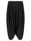 Comme Des Garcons Black Barrel Leg Pants