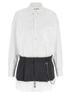 Alexander Wang Pre-styled Shirt Dress W Chain Dress