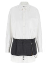 Alexander Wang Pre-styled Shirt Dress W Chain Dress