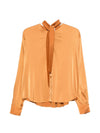 Forte Forte Silk bow-tie shirt