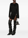 The Attico Gathered Mini Dress