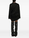 The Attico Gathered Mini Dress