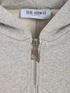 The Attico Logo Zip Sweater