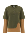 The Attico Color-Block Button Shirt