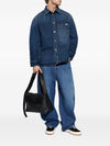 Givenchy Logo Patch Denim Shirt