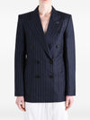 Givenchy Pinstripe Double-Breasted Blazer