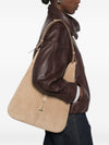 Tom Ford Suede T-Clasp Shoulder Bag