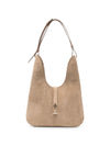 Tom Ford Suede T-Clasp Shoulder Bag