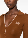 Elisabetta Franchi T-shirts and Polos BROWN