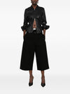 The Attico Denim Cotton Bermuda Shorts