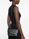 Emporio Armani Leather Top Handle Bag