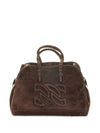 Casadei Park Avenue Suede Bag