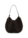 Emporio Armani Suede Leather Shoulder Bag
