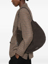 Emporio Armani Suede Leather Shoulder Bag