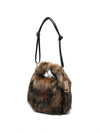 La Milanesa Alva Faux-Fur Shoulder Bag