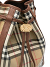 Burberry Check Canvas Drawstring Pouch