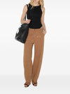 Elisabetta Franchi Trousers BROWN