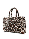 La Milanesa Miche Giraffe Print Bag