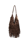 La Milanesa Ares Fringed Shoulder Bag