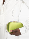 Self-Portrait Bow Crystal Clutch