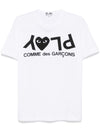 Comme des Garcons T-shirts and Polos WHITE